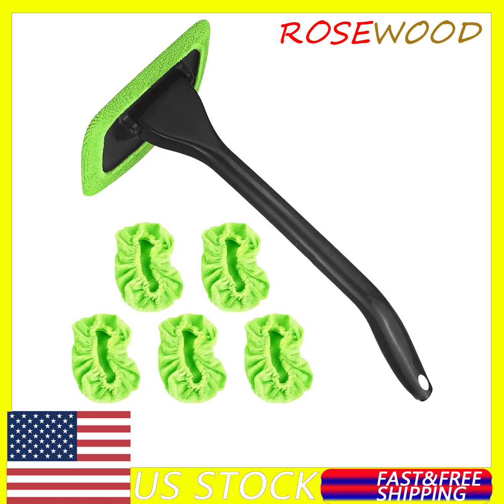 6X New Microfiber Car Wiper Cleaner Glass Brush Window Windshield Cleaning Tool