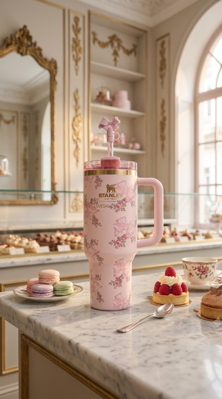 The Ultimate Coquette Collectible – Stanley x LoveShackFancy Quencher