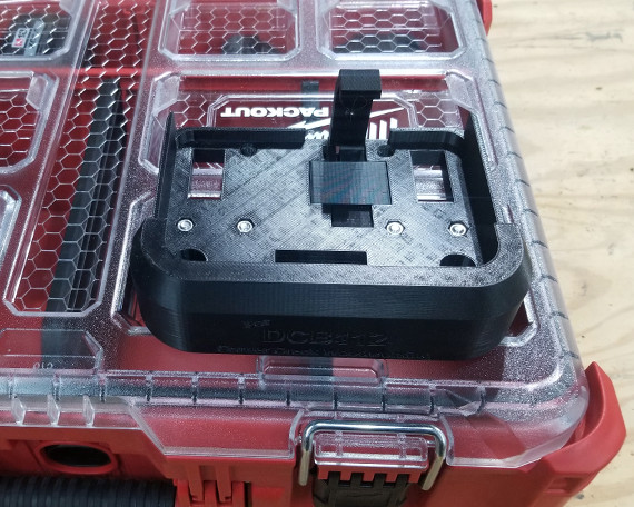 Packout Mount for Dewalt DCB115 (Charger Not Included)