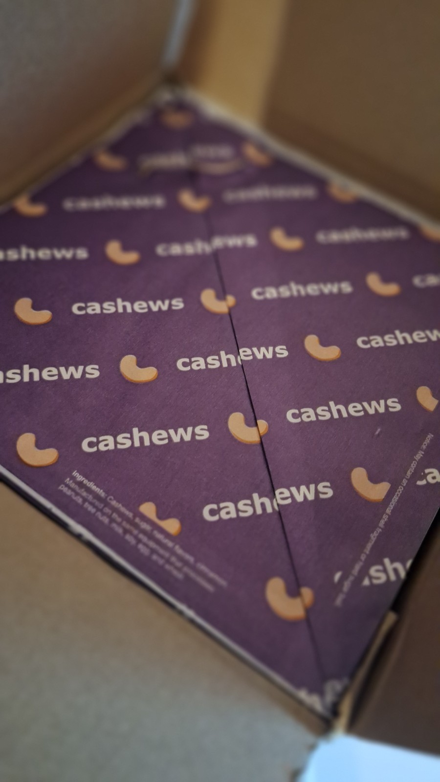 1000 CASHEWS.COM BRANDED TISSUE PAPER SHEETS RETAIL PACKAGING BULK LOT