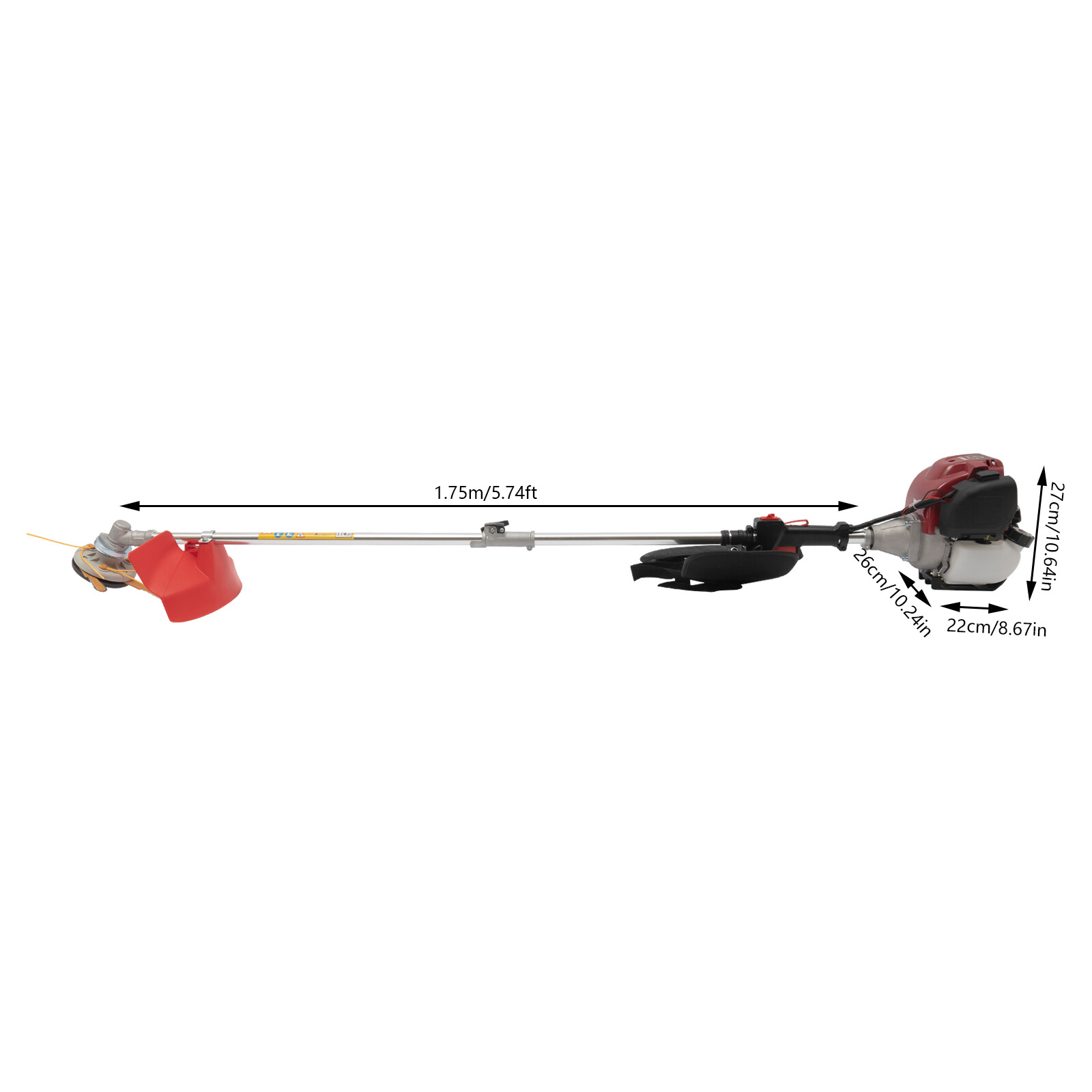 35.88CC 4 Stroke Gas String Weed Trimmer Weed Eater Weed Wacker Grass Cutter