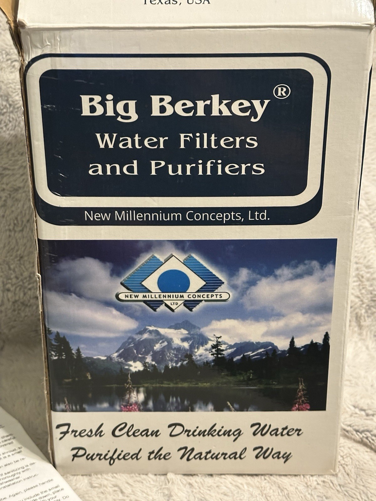 Open Box Complete Big Berkey 2.25 Gallon Water Filter System – Filters Accessory