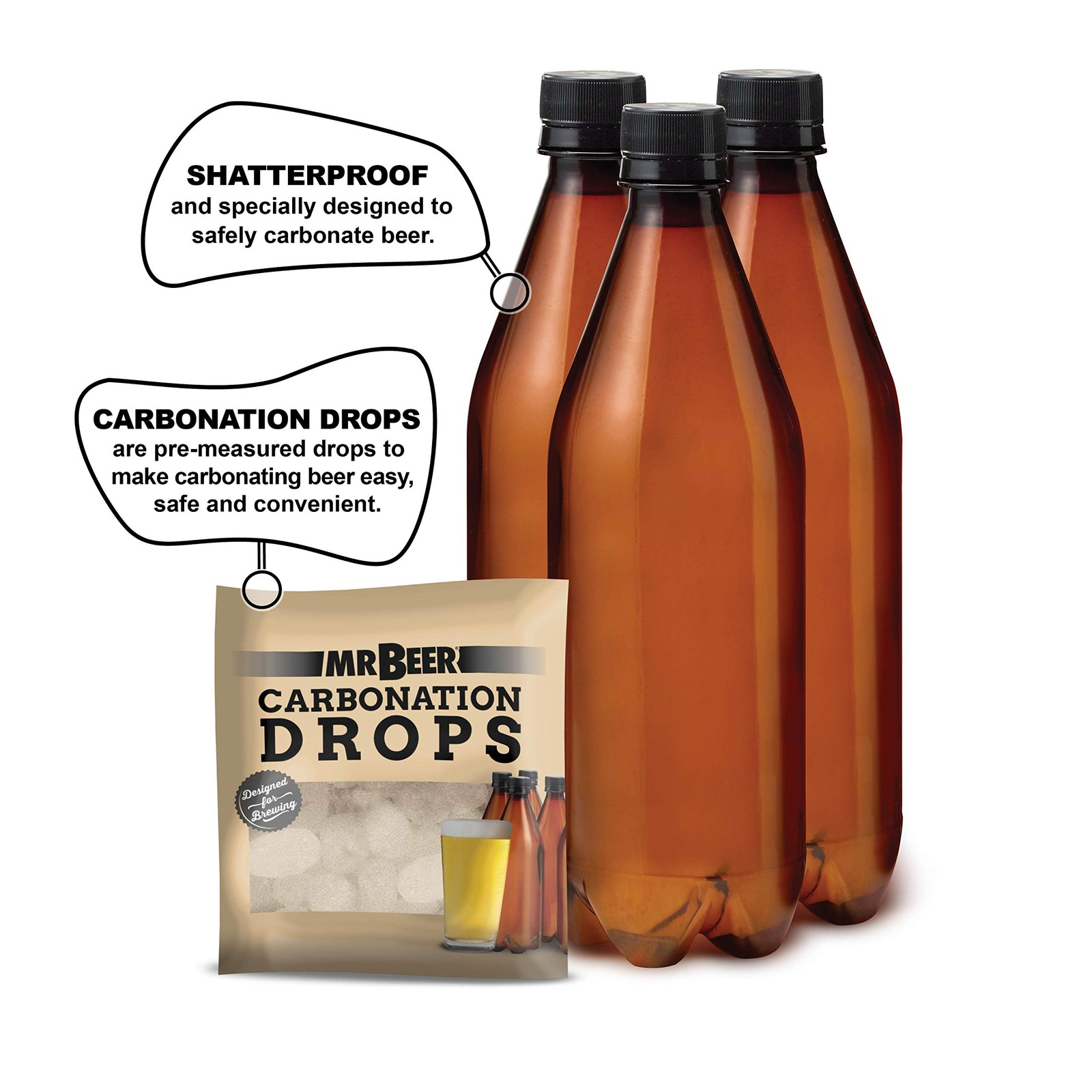 Craft Beer Making Kit 4 Gallon Complete DIY Home Brew Set Bottles Refills 30 Min