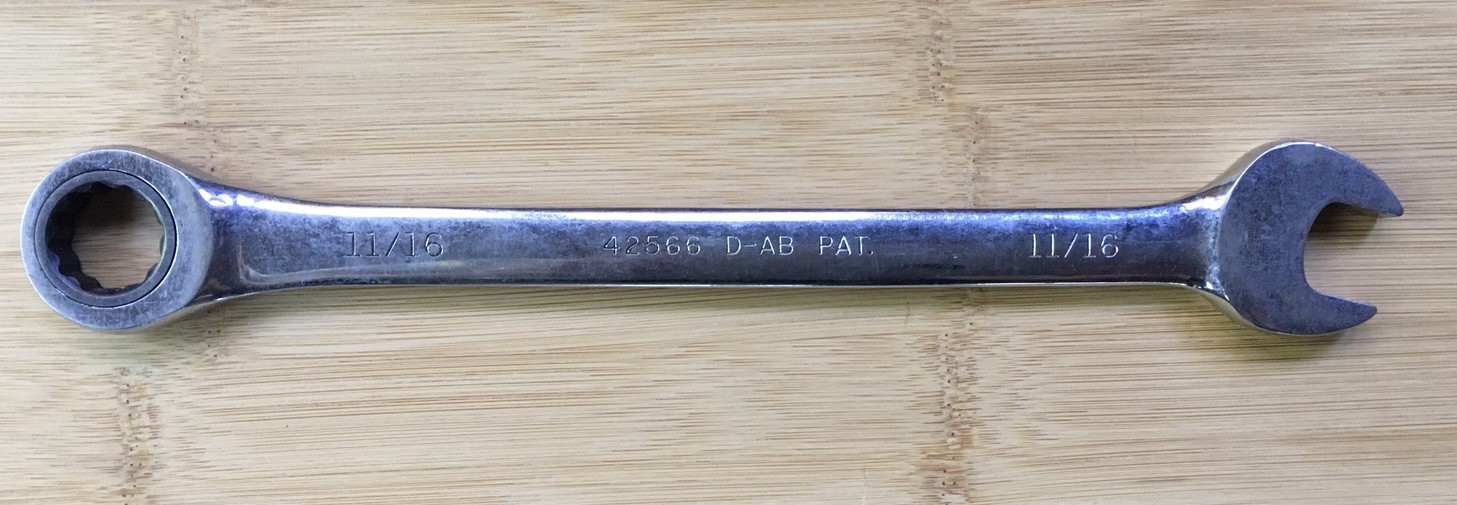 Craftsman 11/16 in. Ratcheting Combination Wrench – 42566 D-AB Used
