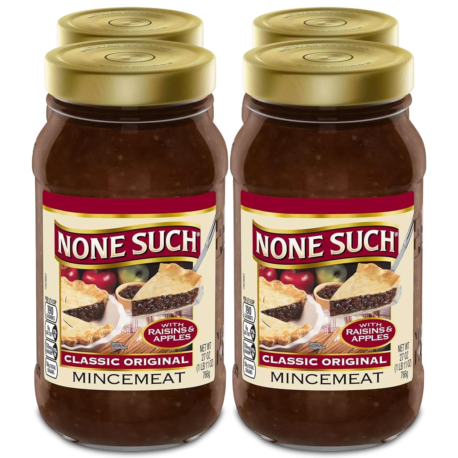 None Such Mincemeat Classic Original, 27 Ounce (Pack of 4)