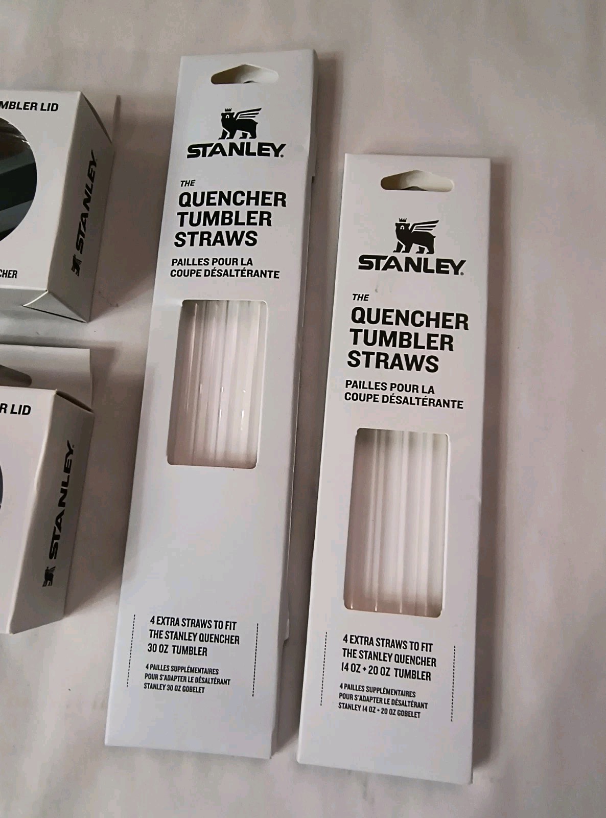 NEW Stanley The Flowstate Quencher H2.0 Tumbler Lid *LOT OF 6 Lids & STRAWS NIB