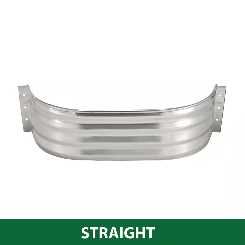 Steel Straight Area Window Well for Basement & Exterior 37 in. x 12 in. x 12 in.