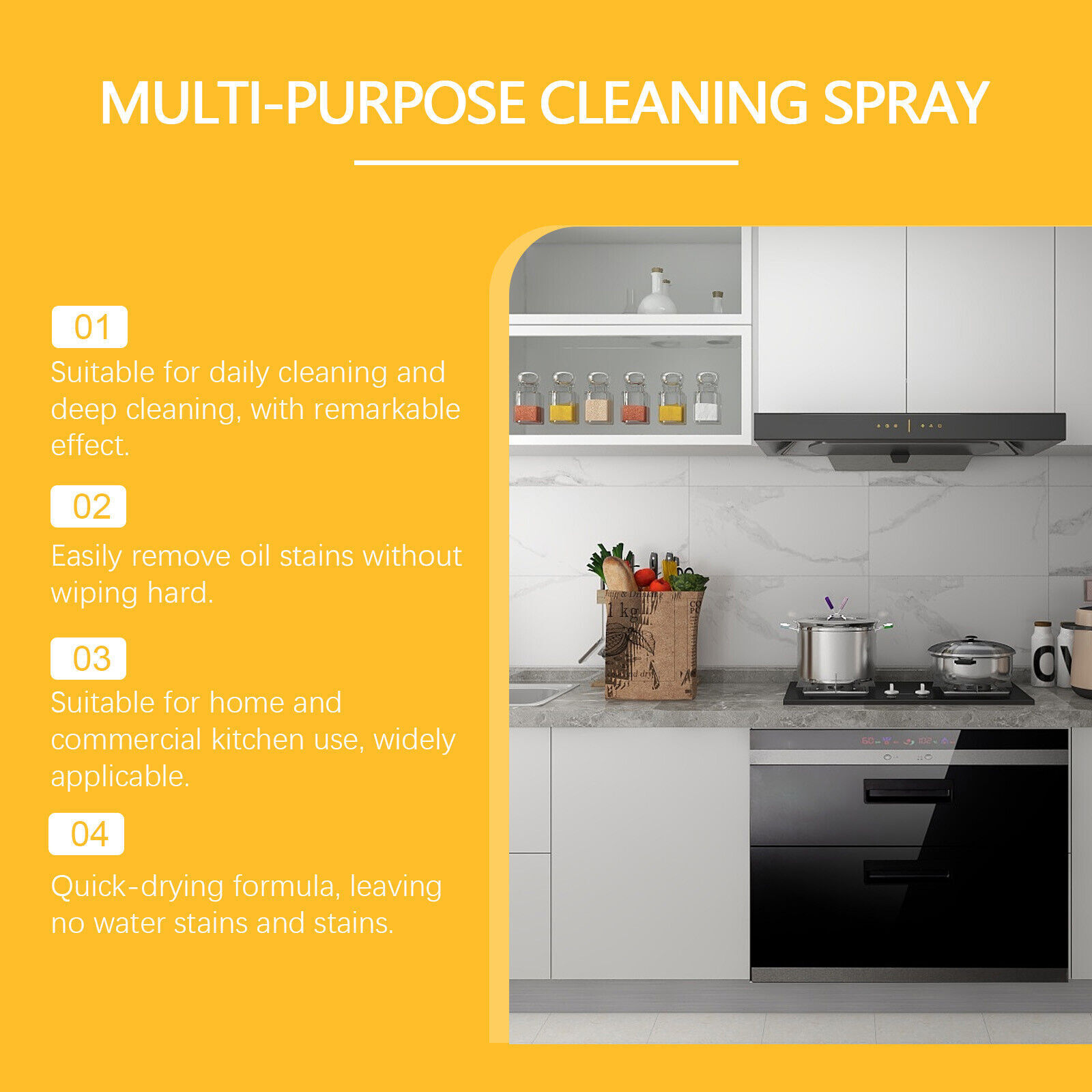 Kitchen Heavy Oil Cleaner, 2025 New All Purpose Kitchen Heavy Oil Cleaning NEW