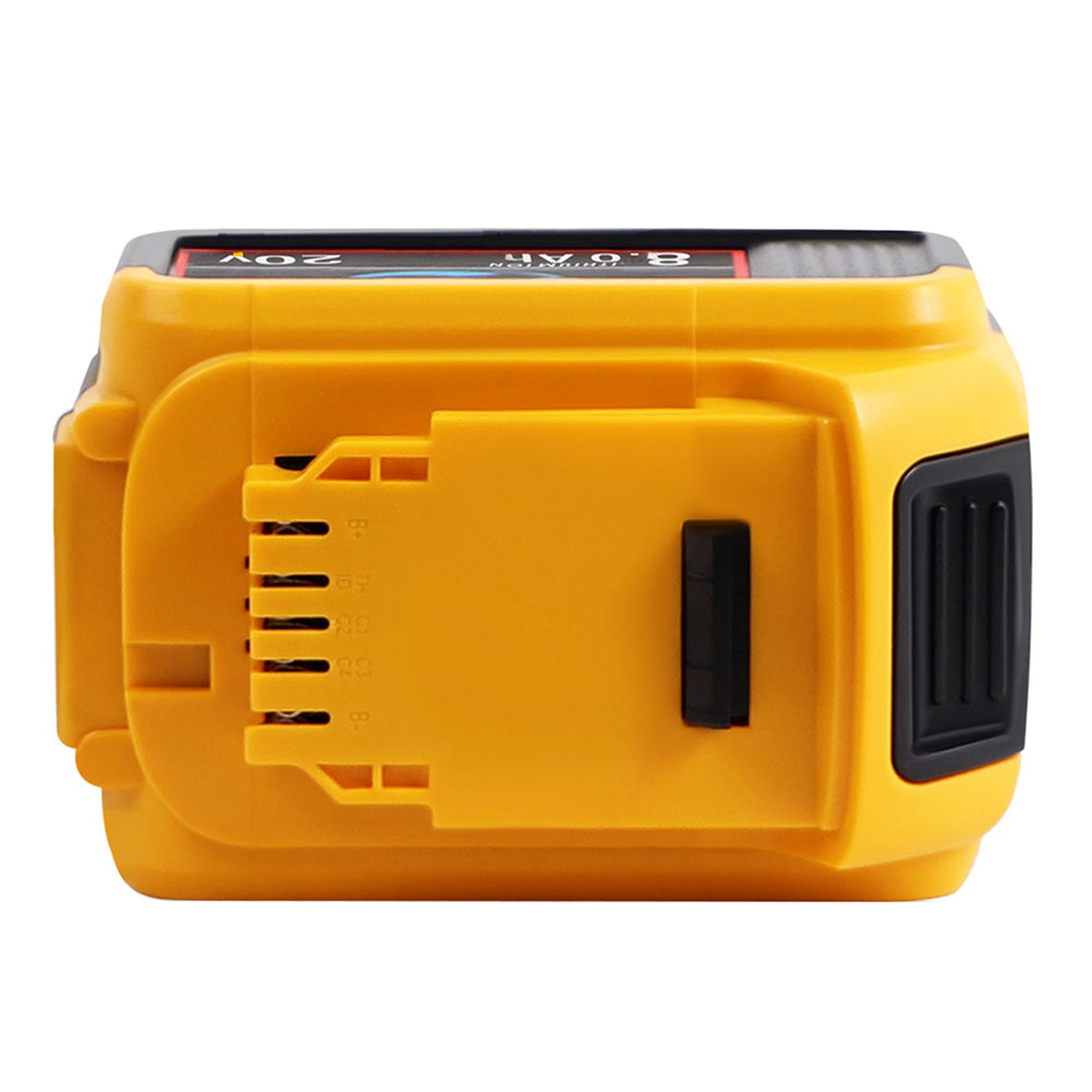 1~2 Pack 8 Ah For Dewalt 20V Max XR Lithium Battery DCB206-2 DCB205 DCB200 6.0Ah