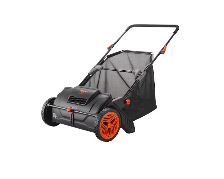 [BIG SALE] VEVOR 3.5 Cu Ft Tow Lawn Sweeper 21in Heavy Duty