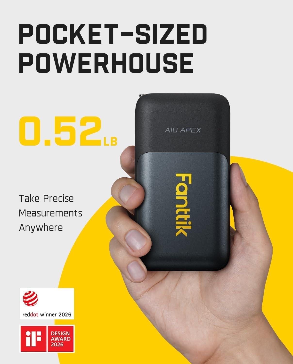 BRAND NEW ! Fanttik A10 Apex 3-in-1 Laser Distance Meter New in Box