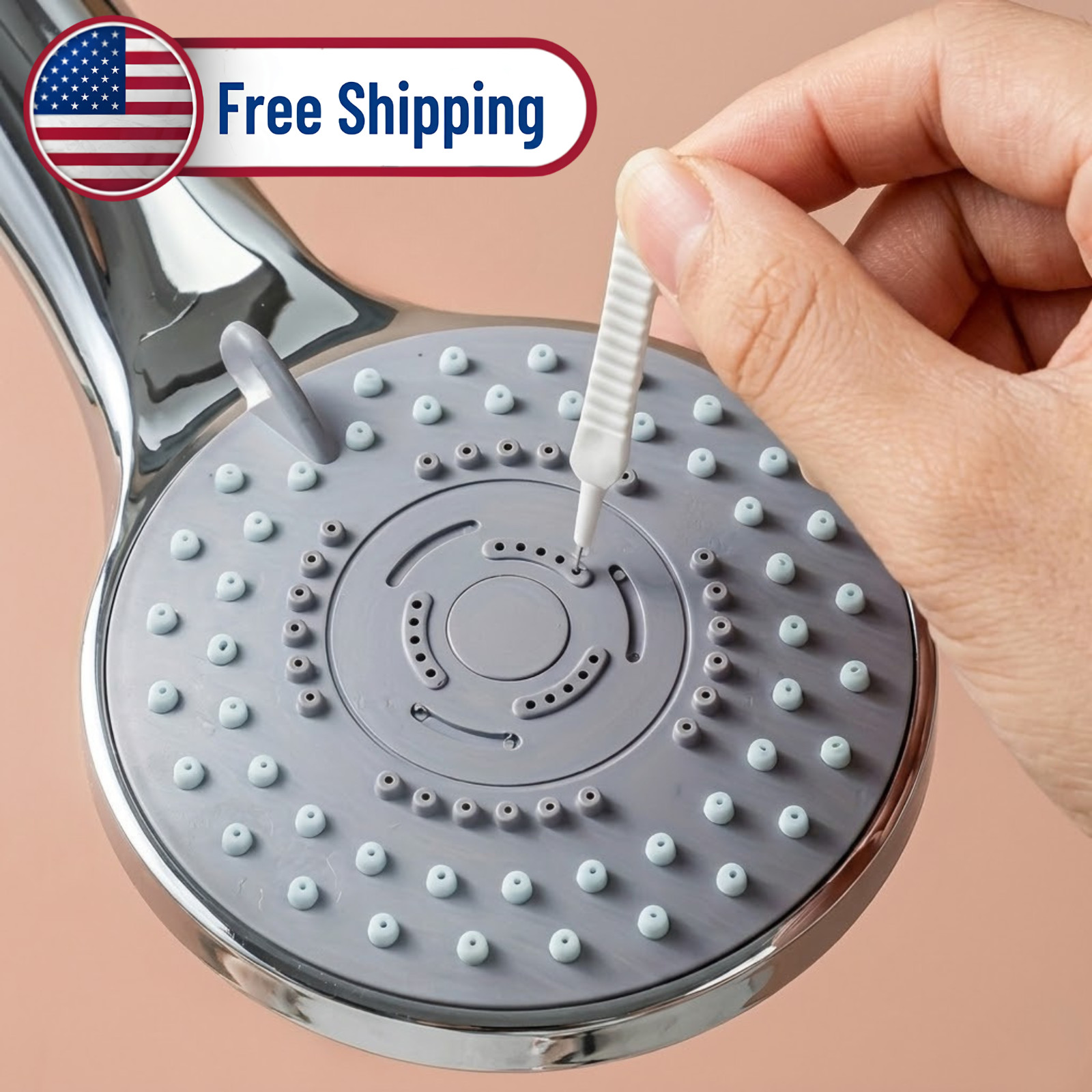 10PCS Shower Head Cleaning Brushe Nozzle Multifunctionl Cleaner Bathroom Tool US