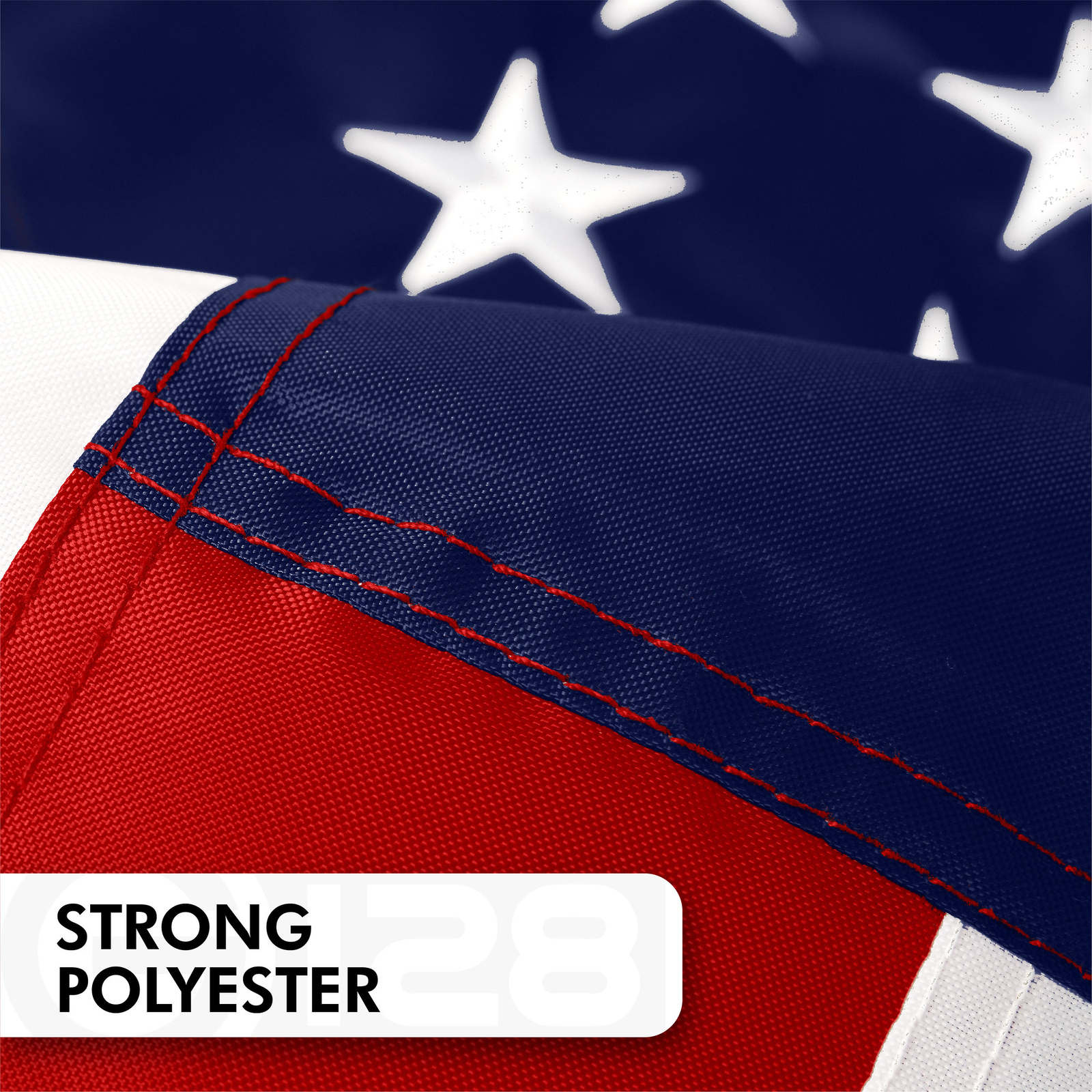 American Flag 4×6 Ft, Made From 210D Polyester, Embroidered Stars, Sewn Stripes