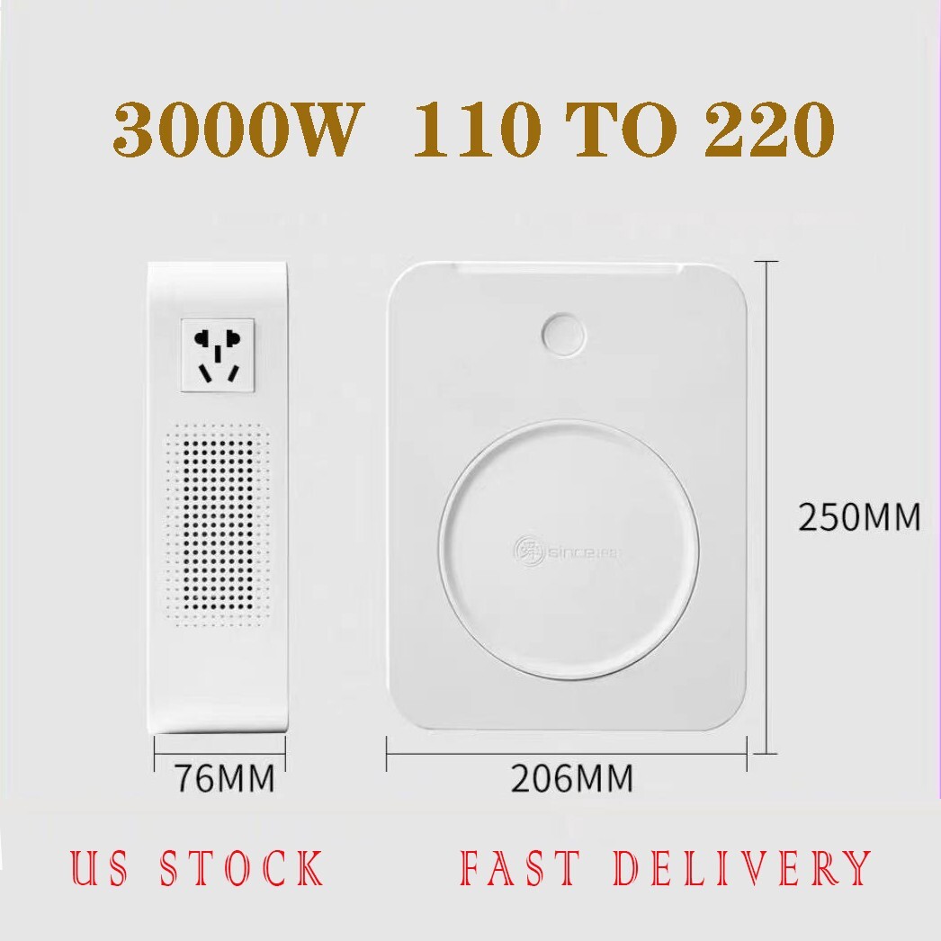 3000W Watt Step Up Machine Converter Transformer 110V to 220V volts Step Up