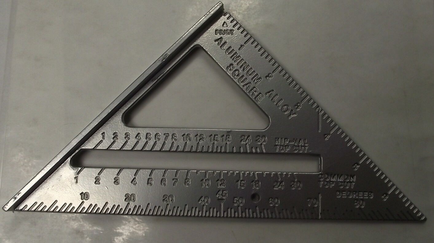Johnson 1900-0700 7″ Aluminum Rafter Angle Square