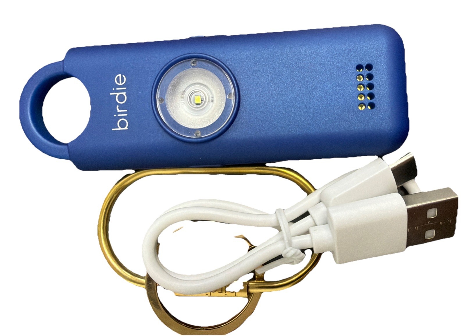 NEW Birdie Original Personal Safety Alarm Metallic Indigo New