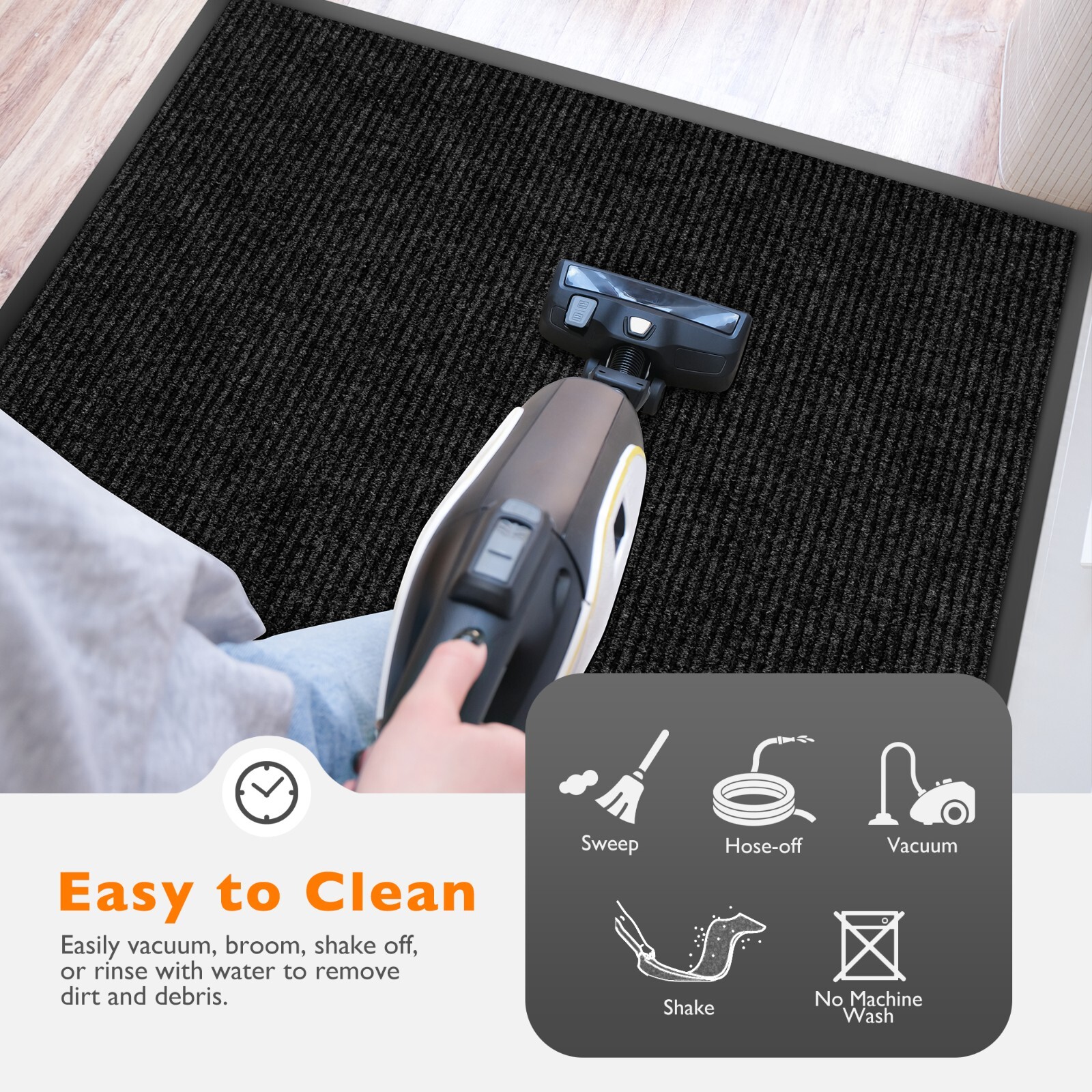 Entrance Mat Front Door Doormat for Indoor Outdoor Heavy Duty Commercial Mats