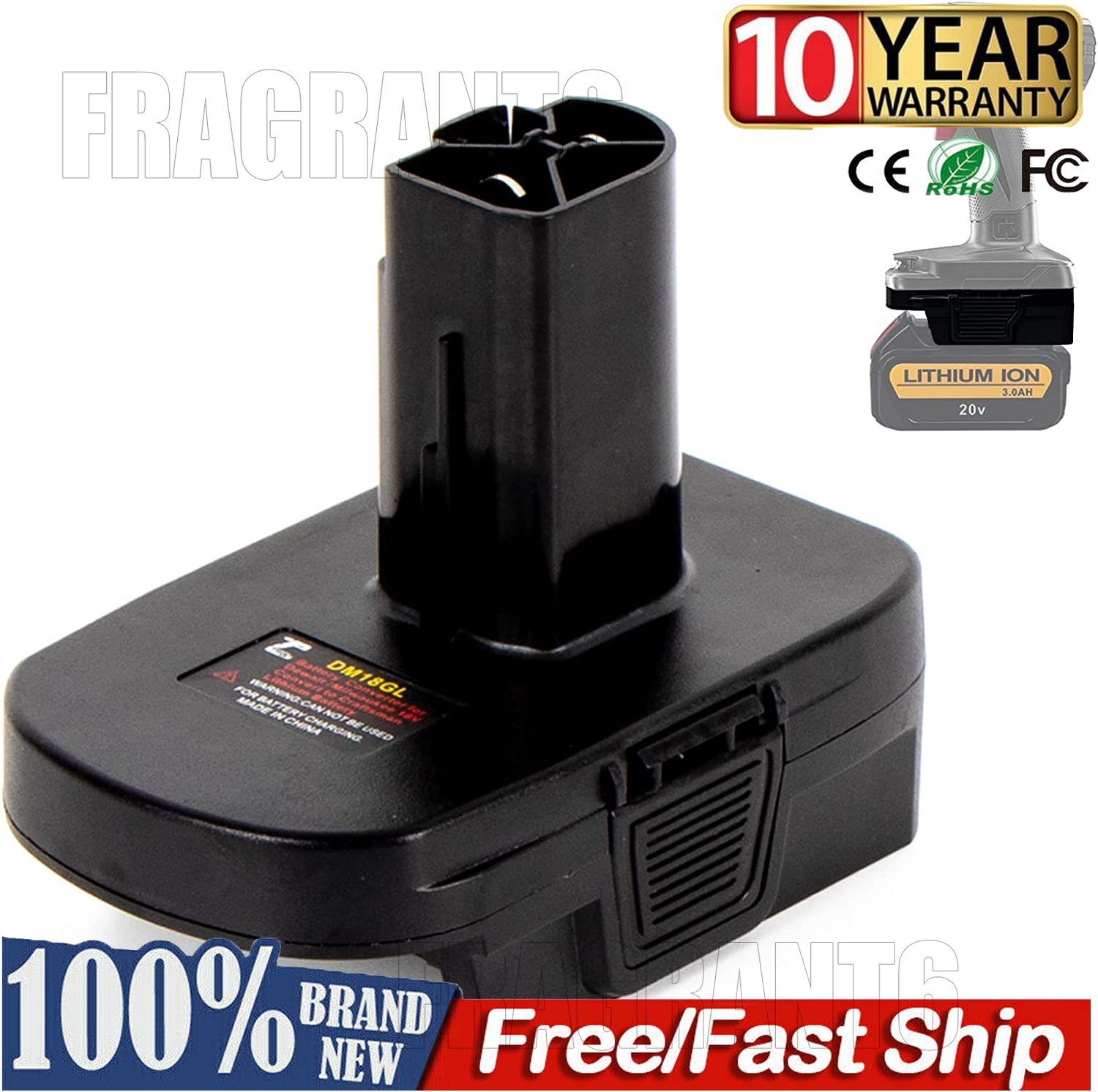 Battery Adapter For Makita 18V Li-ion Battery Convert to For Craftsman 19.2V