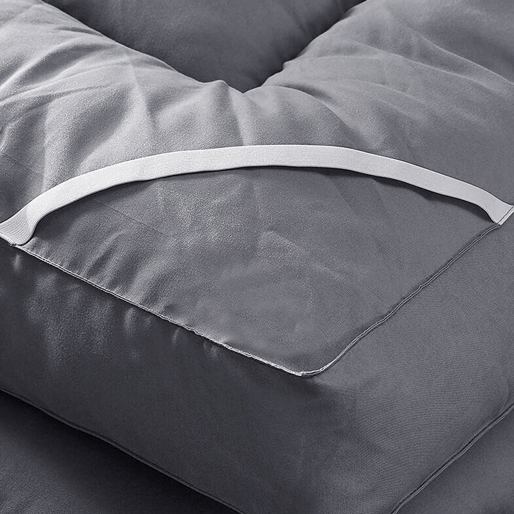 Soft Thick Mattress Pad Topper Quilted Fitted Mattress Protector Foldable Pad