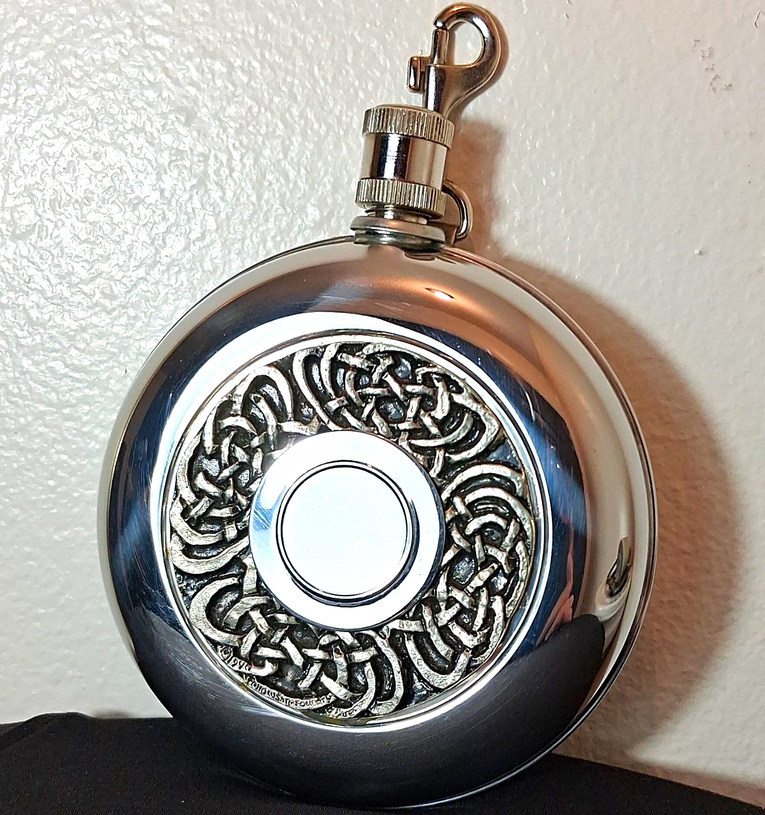 Fellowship Foundry 1990 Vintage Pewter Flask Keven O’Hare Celtic Knot 1 on Ebay