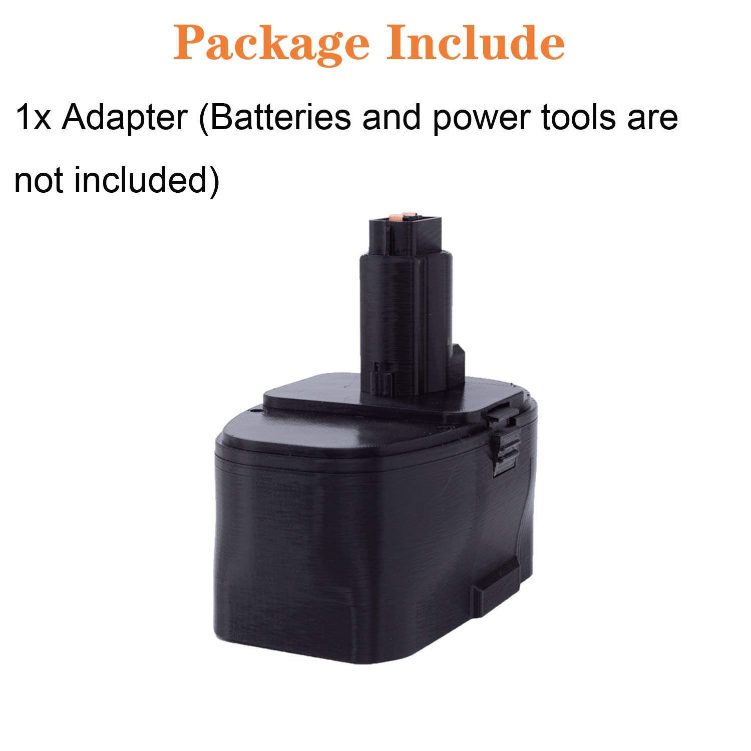 Adapter Fits For Ryobi 18V Li-Ion Battery To For Dewalt 18V Ni-Cd Power Tools