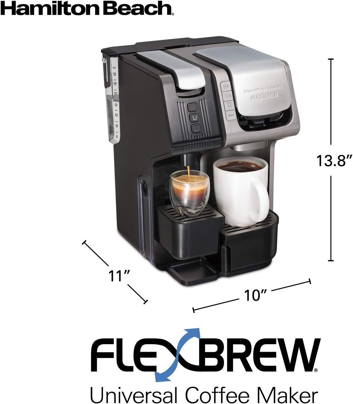 Hamilton Beach 49930 FlexBrew 3-in-1 Coffee/Espresso Maker 19-Bar Pump OPEN BOX