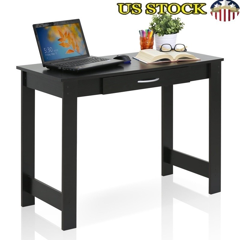 Jaya Writing Desk W/ Drawer Space Saving Modern Home Office Study Furniture New