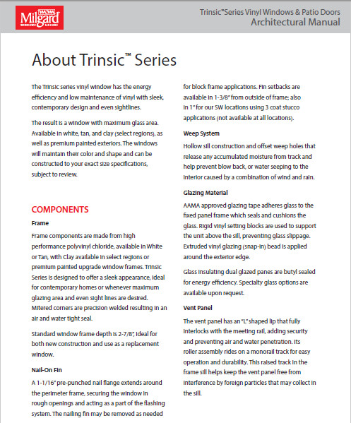 New Milgard Trinsic 2040 Picture Windows – Homeowner Cancelled Contract