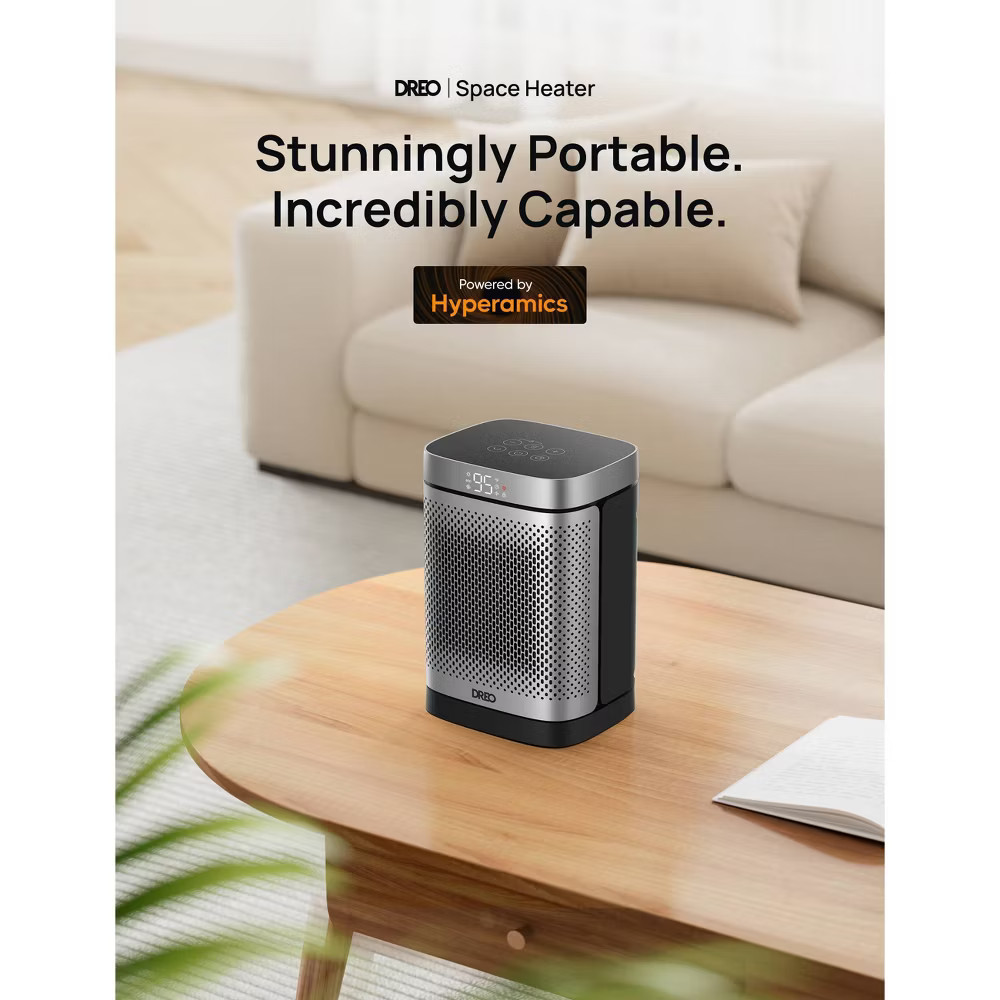 Dreo 1500W Atom Core PTC Heating Oscillating Tower Space Heater with Remote