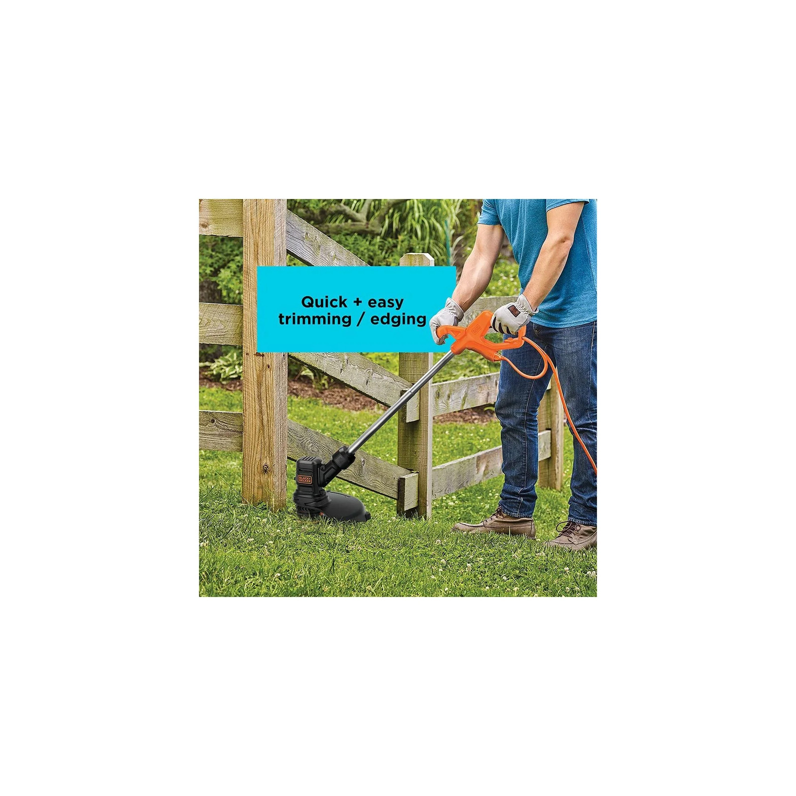 BLACK+DECKER String Trimmer, 13-Inch, 4 Amp – BEST935