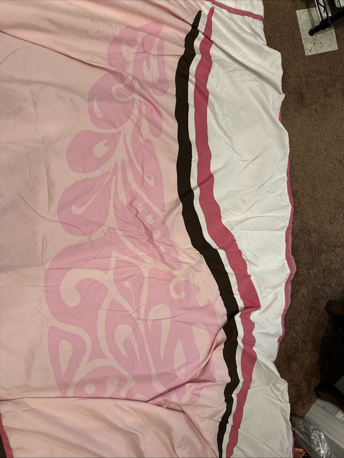 ROXY ROOM Charming SoftPink Floral Bedroom & Shower Set. See Description & Pics!