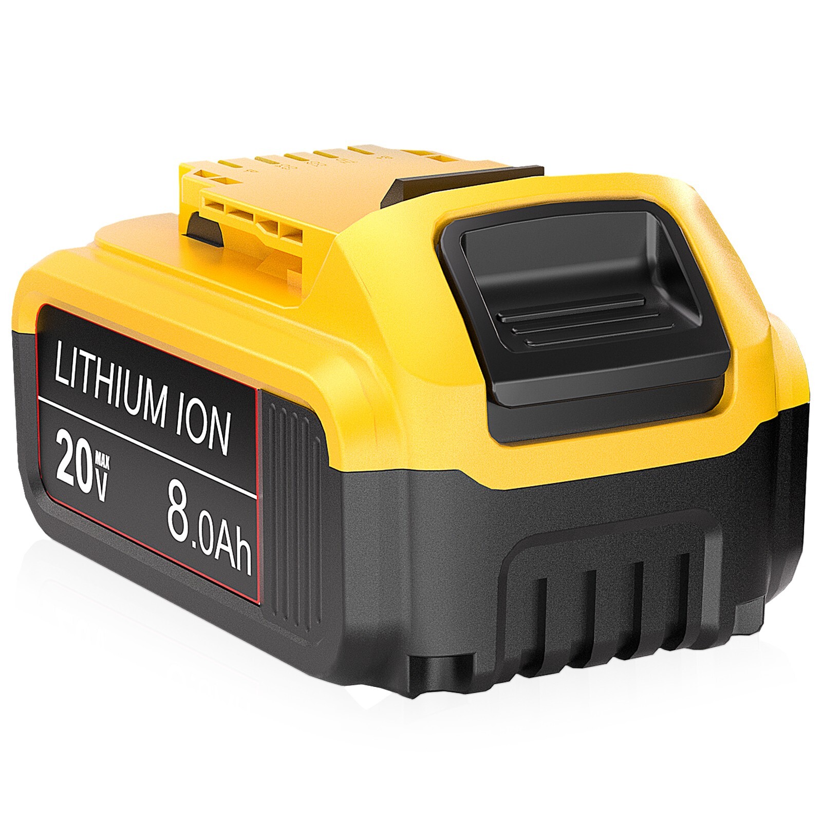 2Pack 20V 8.0AH Lithium Ion Battery For DeWalt 20 Volt Max XR DCB206-2 DCB205-2