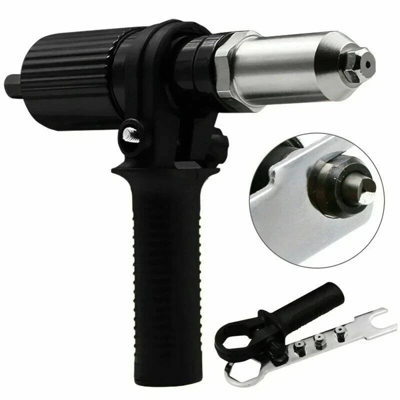 Electric Rivet Nut Gun Cordless Drill Pop Adapter Riveting Riveter Insert Tool