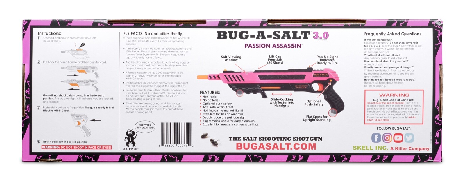 Damaged Box Authentic BUG-A-SALT 3.0 PASSION ASSASSIN Insect Eradication Gun