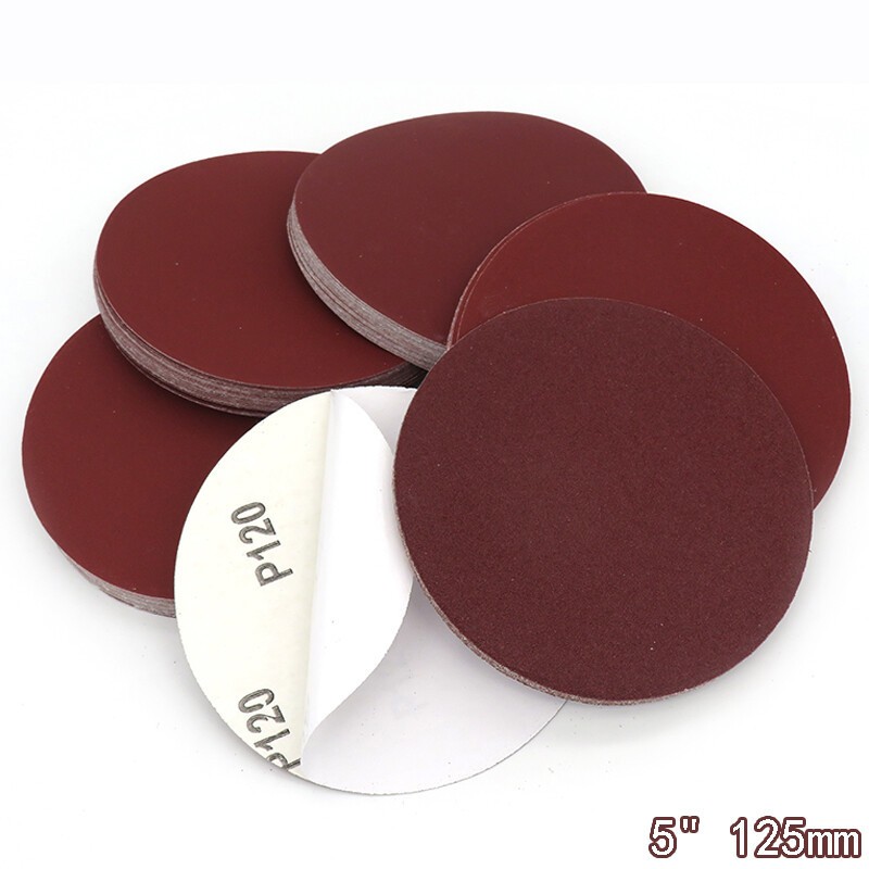 Sanding Discs Self Adhesive Pads 60-2000 Mixed Grit Glue Backed Polishing 125mm