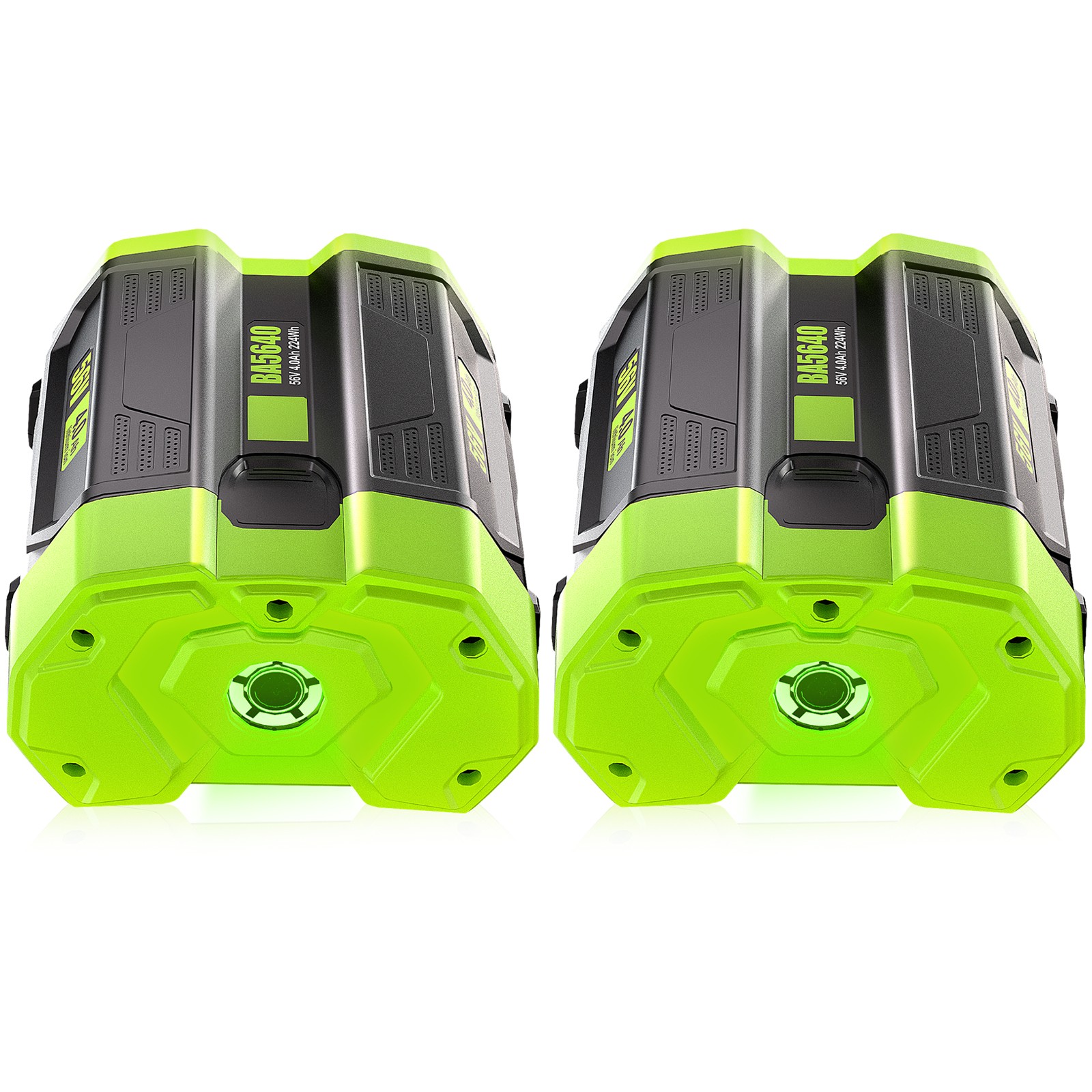 2 Pack For EGO POWER+ BA2800T 56V 4.0 AH Battery w/ Fuel Gauge 56 Volt Power+