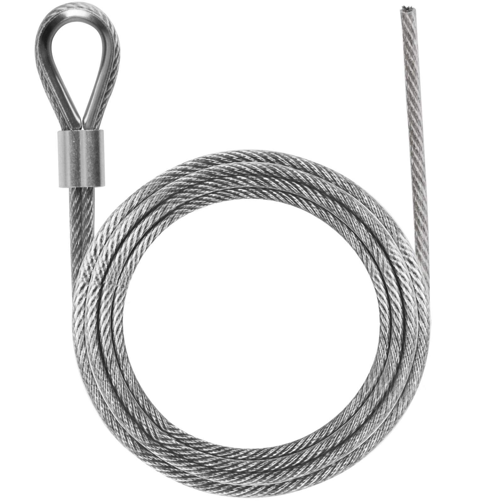 1/16″ 7×7 115ft Stainless Steel Wire Rope Kit Cable Turnbuckles Wire Tensioner