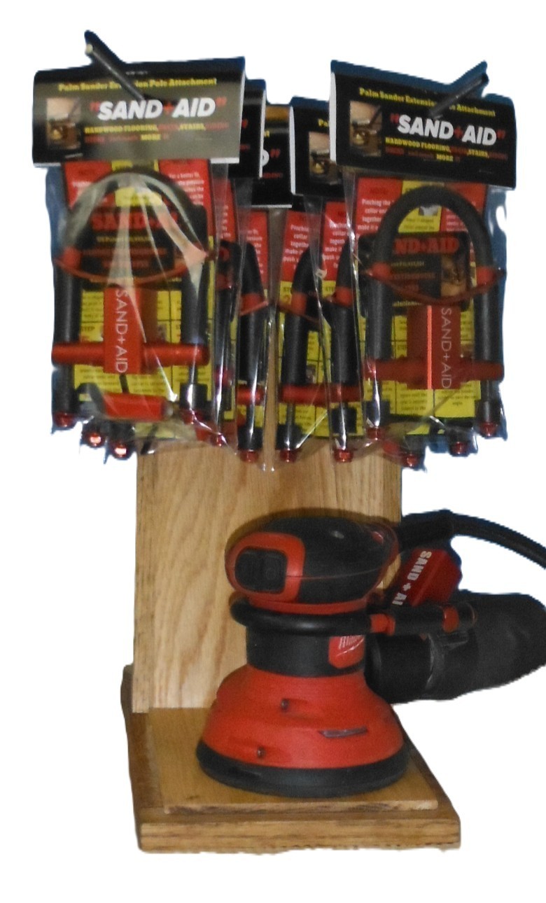 Sand Aid- Orbital Sander Attachment -Extension Pole/Handle Accessory-Pole Sander