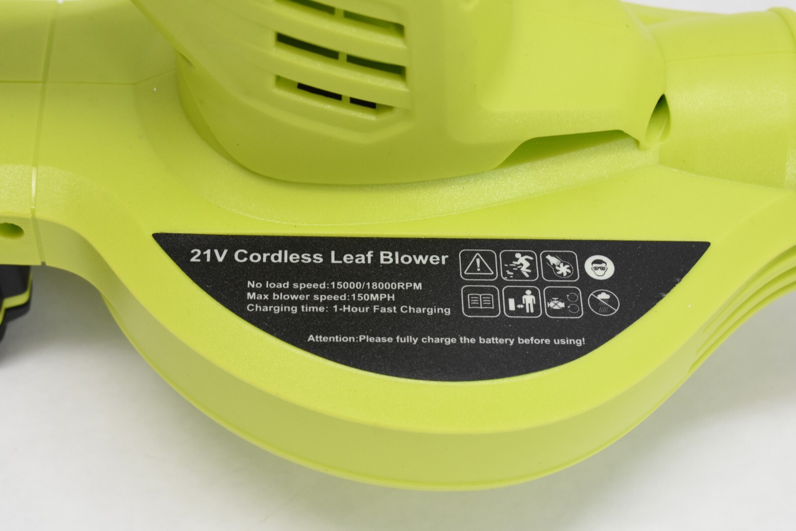 Cordless Patio & Garden Cleanup 21V Cordless Leaf Blower 150MPH w/ Battery