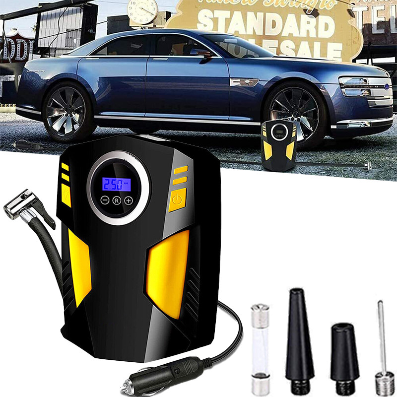 Car Air Tire Pump Inflator Compressor Digital Electric Auto Portable 150PSI 12V