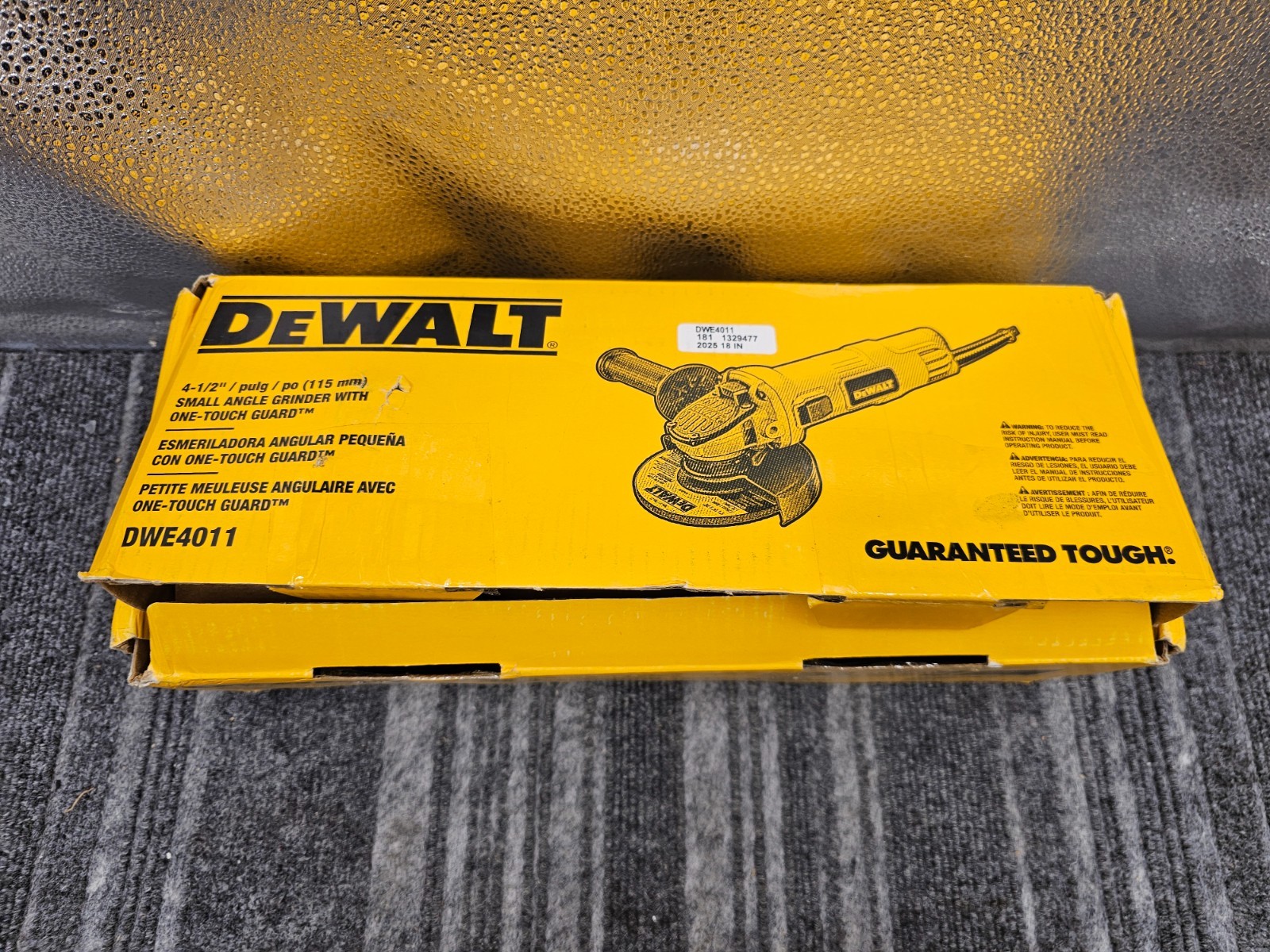 DEWALT DWE4011 18V Small Angle Grinder w/ One-Touch Guard 4-1/2″