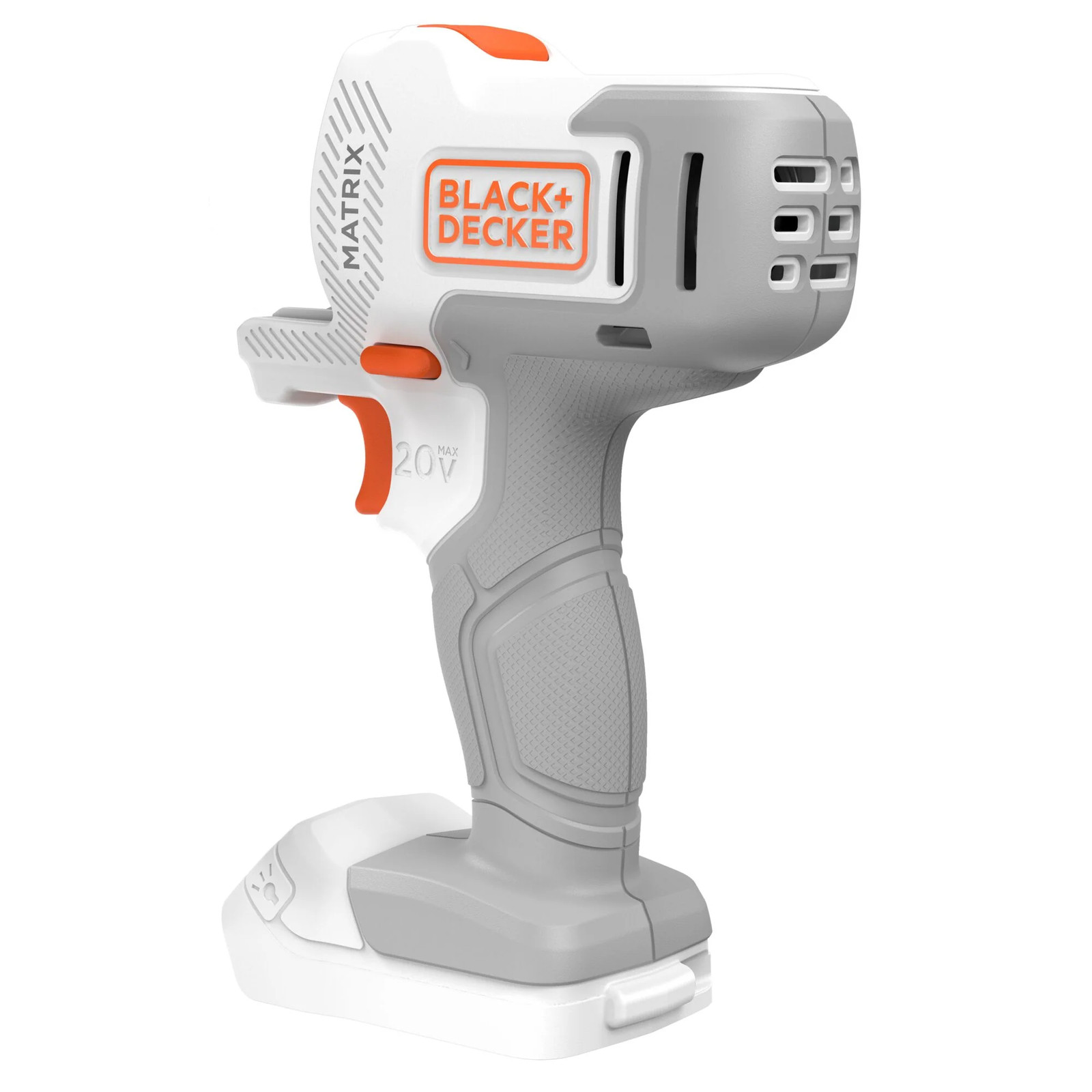 BLACK+DECKER 20V MAX Matrix Cordless Drill/Driver Kit, White – BDCDMT120WC1FF
