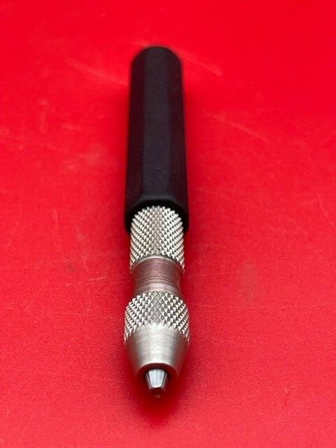 Starrett 166B Pin Vise with Insulated Octagonal Handle .030-.062″ Range STOCK