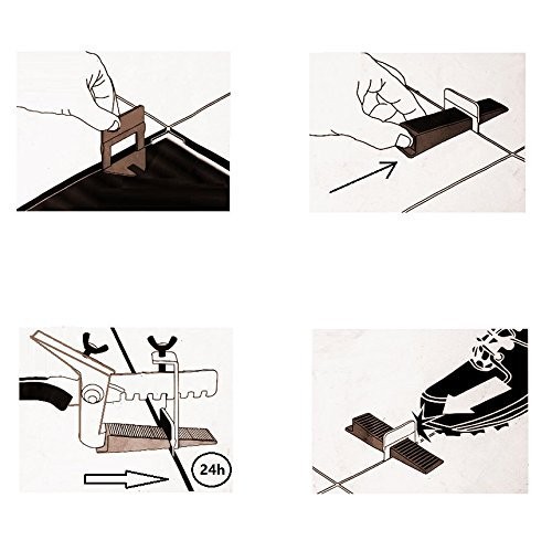Tile Leveling System Clips – 400 Pcs (2mm) 2mm