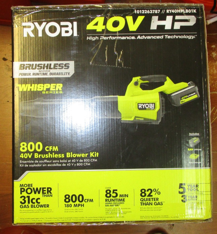 Ryobi 40V HP Brushless Blower Kit