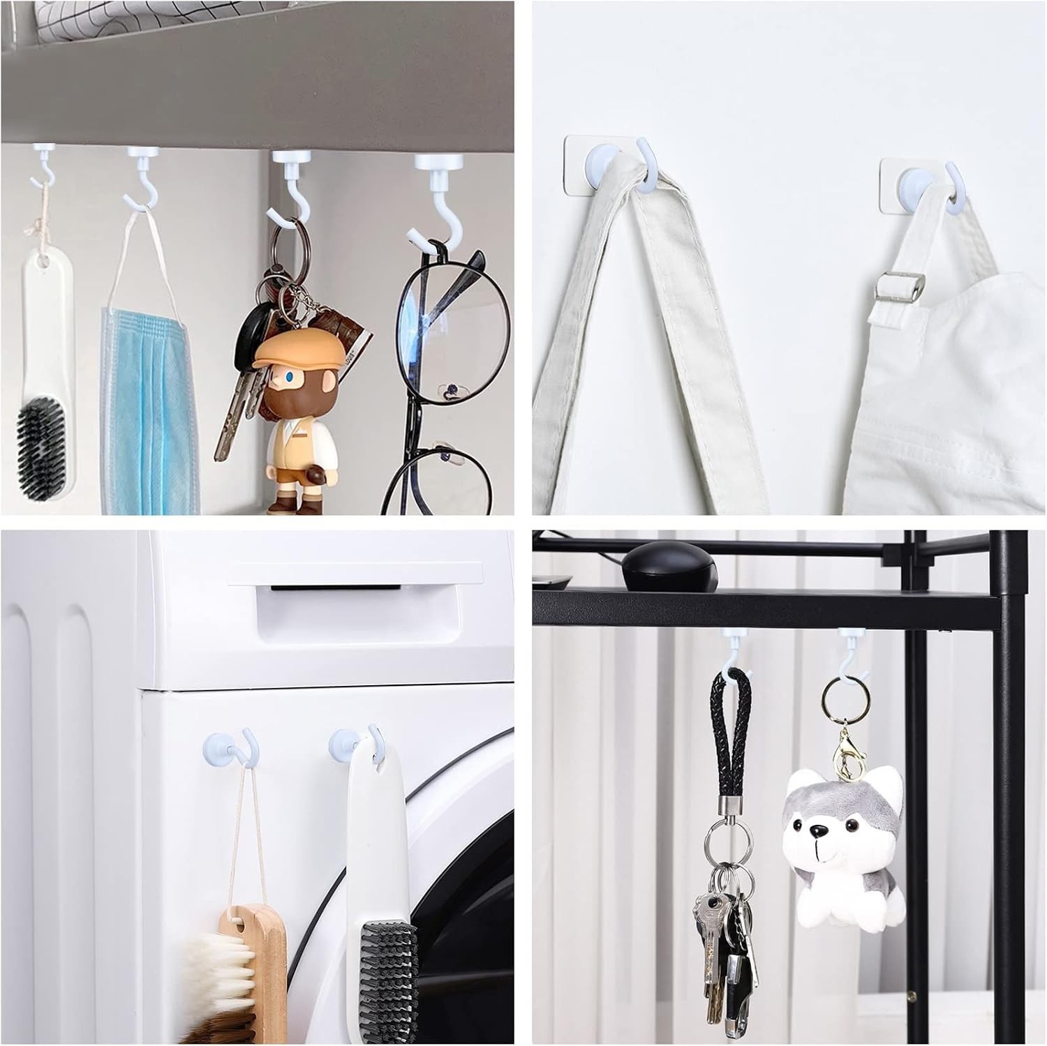 Stainless Steel Magnetic Hooks – 10 Pack, 30lbs Capacity for All Your Needs
