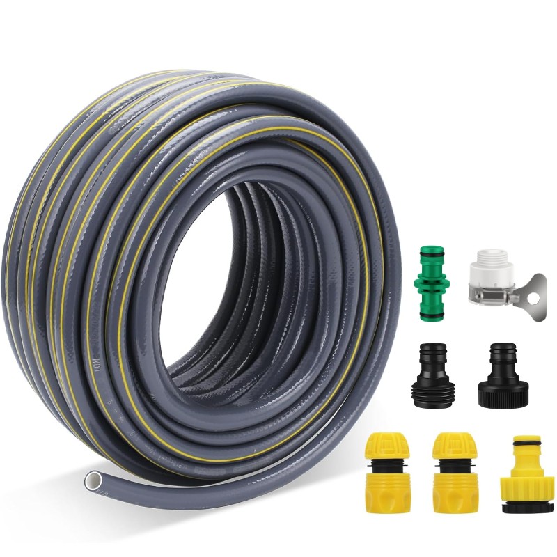 150ft PVC Deluxe Heavy Duty Expandable Flexible Garden Water Hose Quick Connect