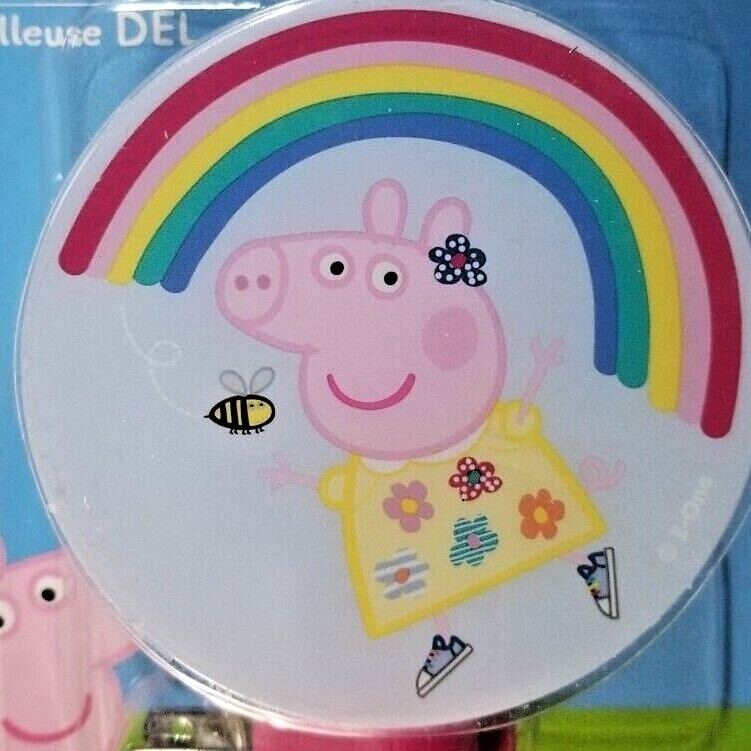 Peppa Pig Night Light LED Any Room Fun Peppa Lovers Any Age Plug-In New