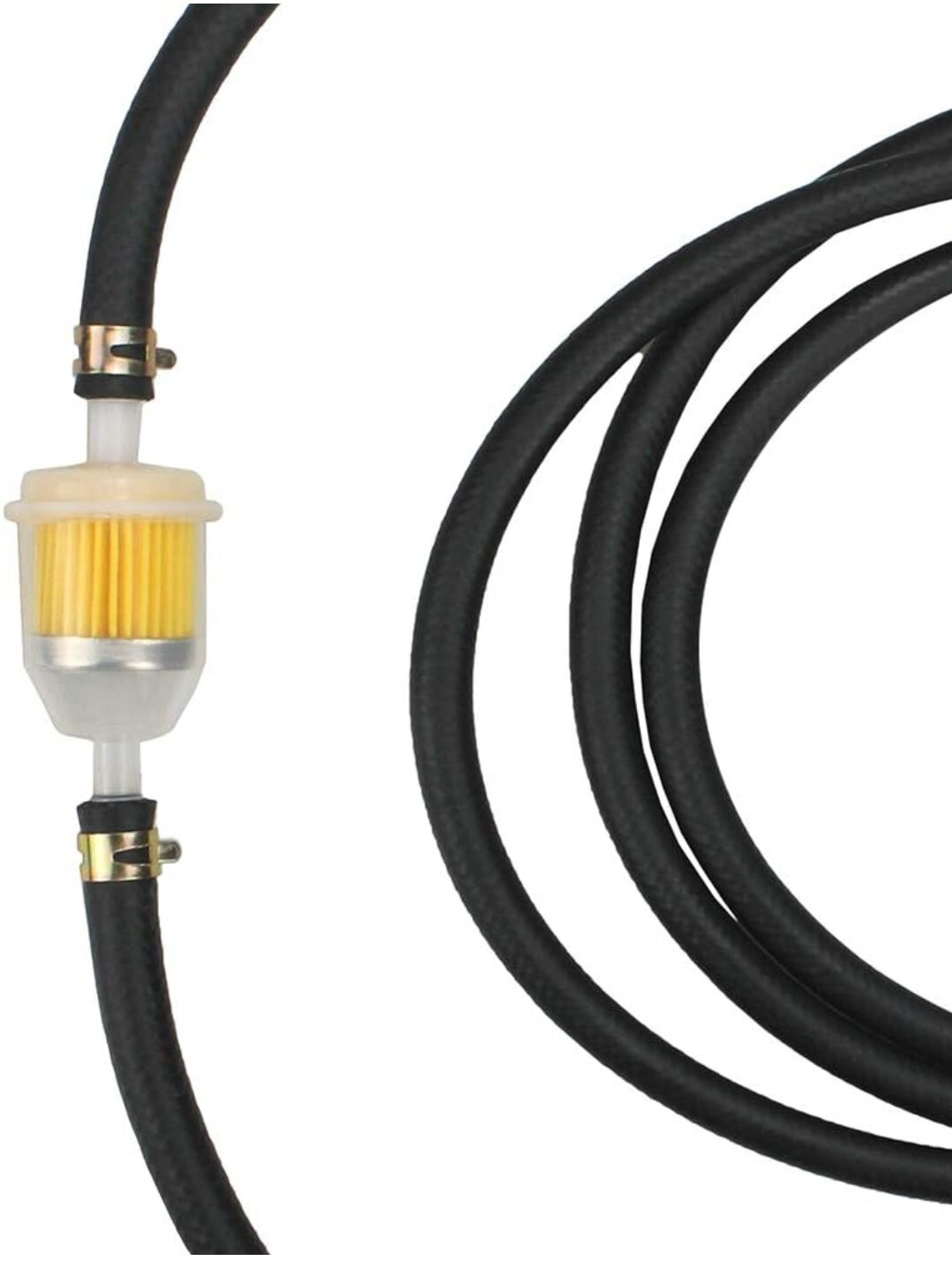 1/4″ Inch ID Fuel Line Set – 2 Meter / 6-Foot ¼ Inch Fuel Line + 2 Pcs 1/4 In…