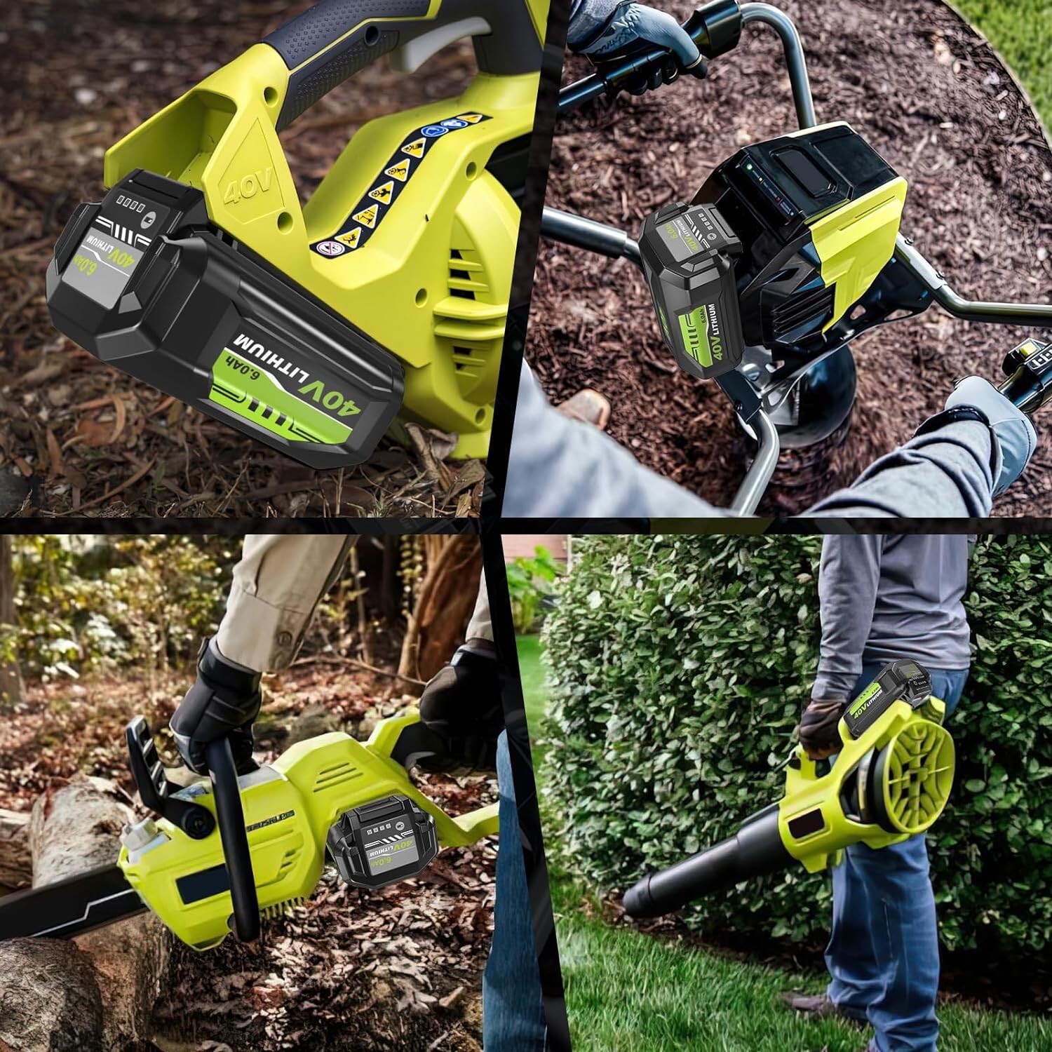 6000mAh Battery or Rapid Charger For Ryobi 40 Volt Lithium OP4050 OP40602 Tool